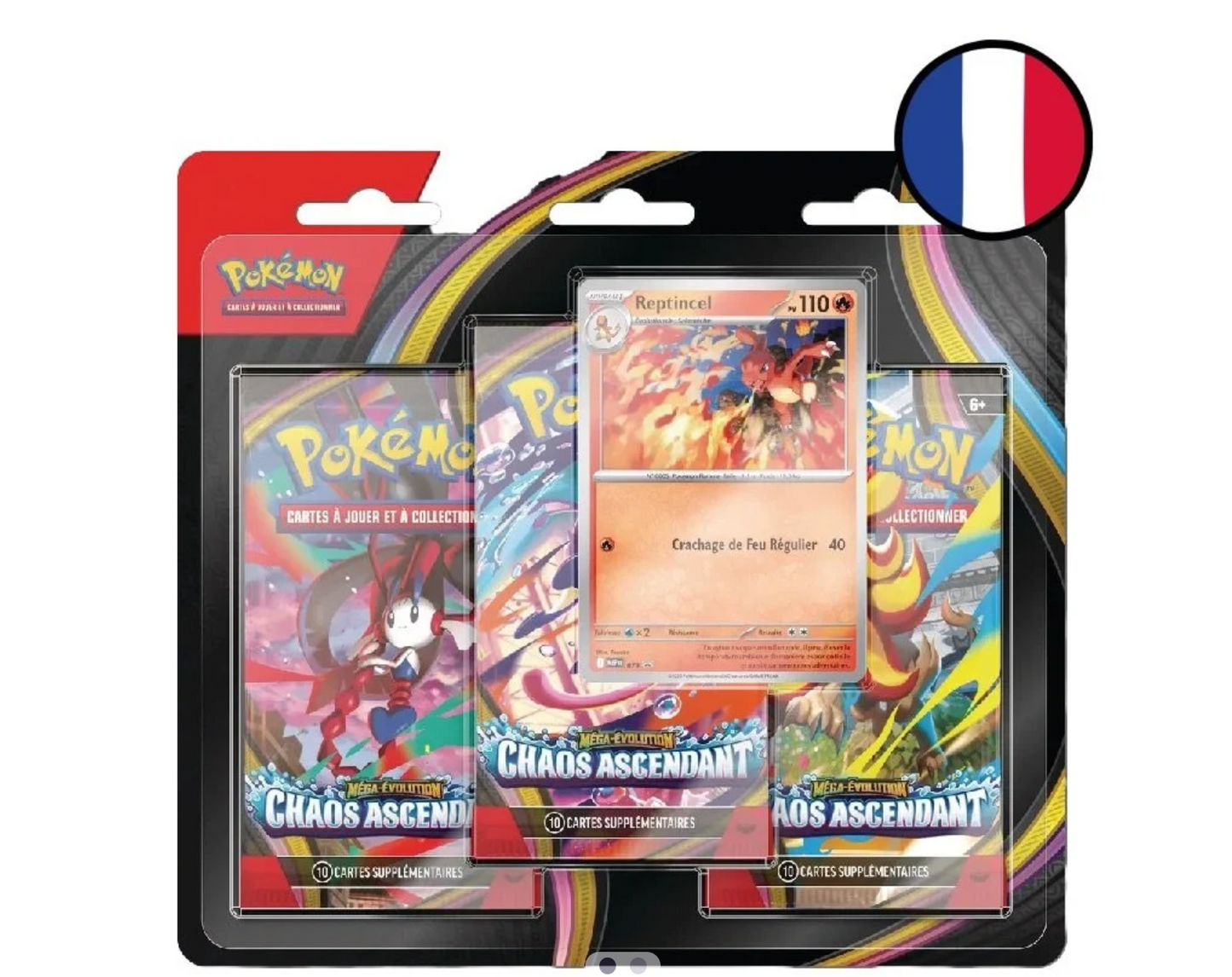 Tripack Méga-Évolution – Chaos Ascendant - Reptincel - Pokémon FR