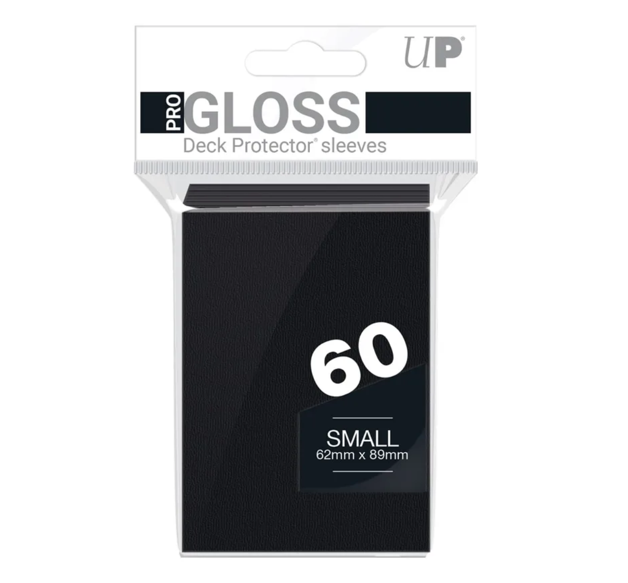 Ultra Pro - PRO-Gloss Sachet de 60 protèges cartes petit format Noir (62 x 89 mm)