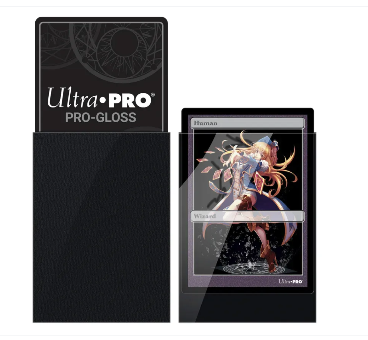 Ultra Pro - PRO-Gloss Sachet de 60 protèges cartes petit format Noir (62 x 89 mm)