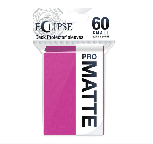 Ultra Pro - Eclipse Matte Sachet de 60 protèges cartes petit format Rose Vif (62 x 89 mm)