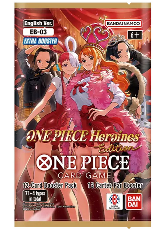 One Piece Card Game Extra Booster Pack - EB-03 : Heroines Edition - EN