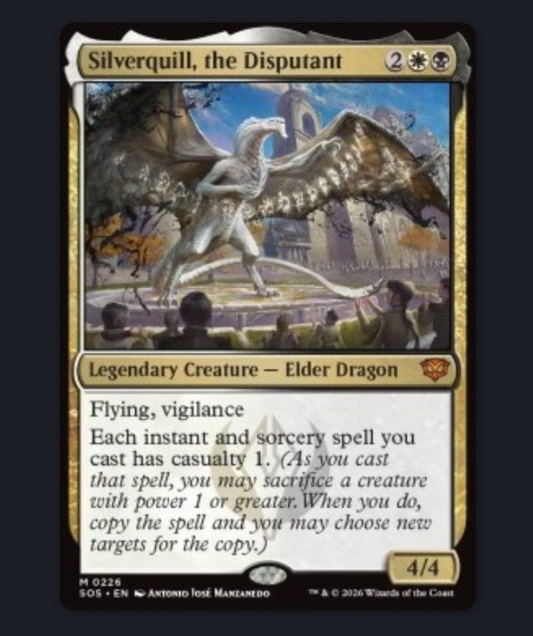 Plumargent La Contestation / Silverquill, the Disputant #226 – Strixhaven – Rare Mythique – MTG