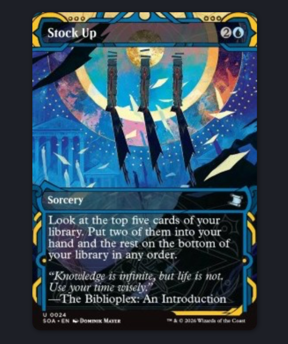 Faire le plein / Stock Up #24 – Mystical Archive – Strixhaven – MTG (EN)