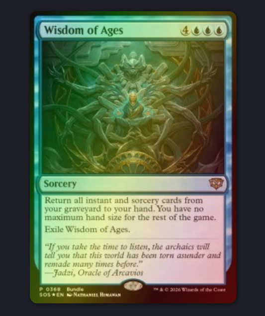 Sagesse des ères / Wisdom of the Ages #368 – Strixhaven Promo Foil – MTG (EN)
