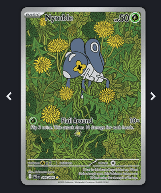 Lilliterelle / Nymble 096/094 – Flammes Fantasmagoriques – Pokémon FR
