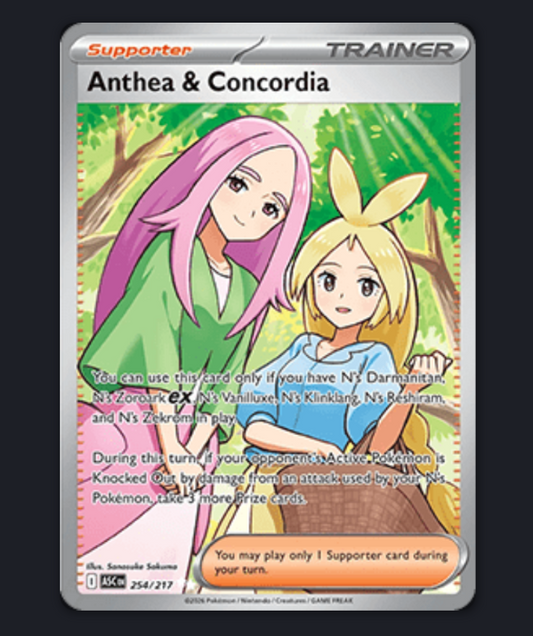 Vénus et Colombe / Anthea & Concordia 254/217 – Héros Transcendants – Pokémon FR